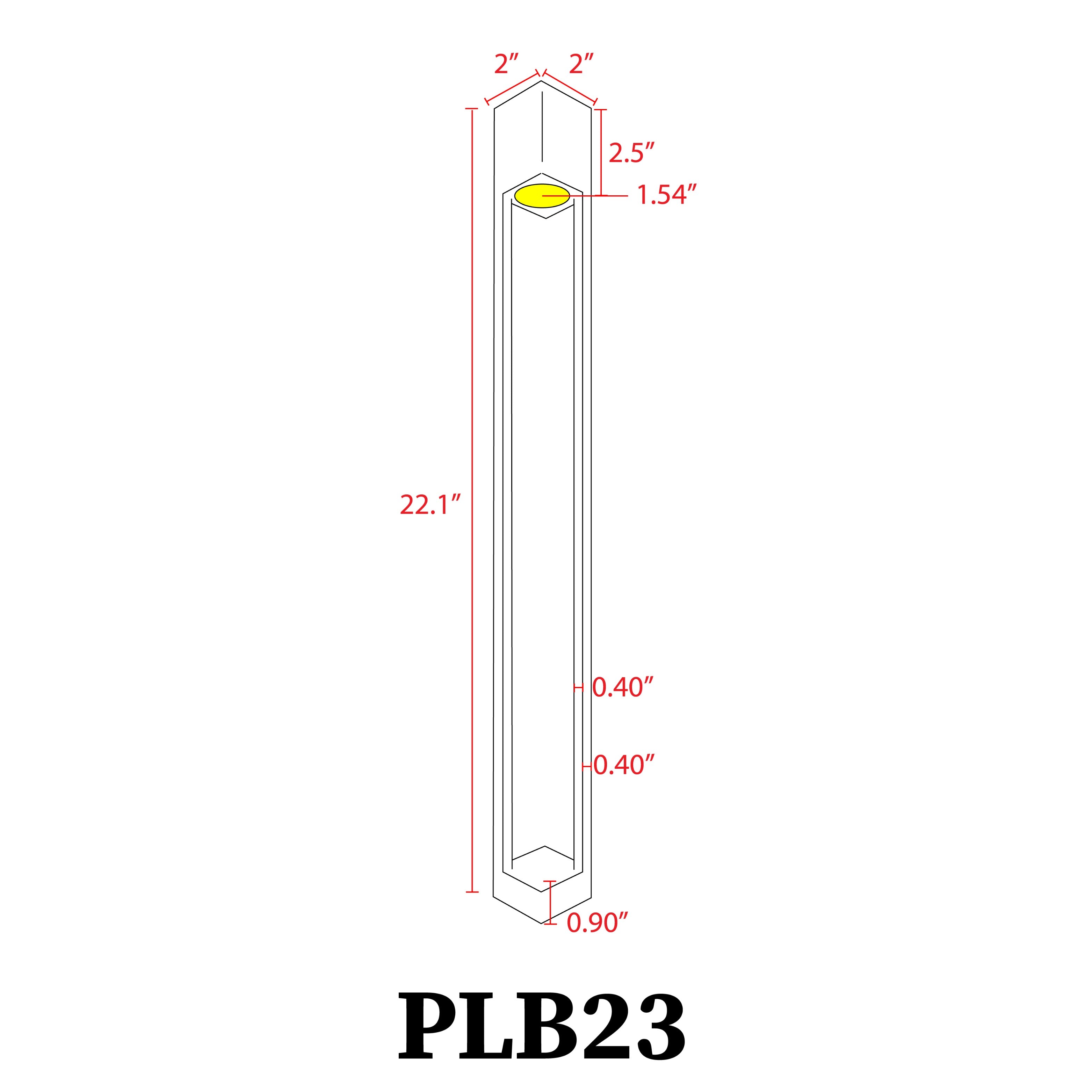 Modern Brass Low Voltage Path Light