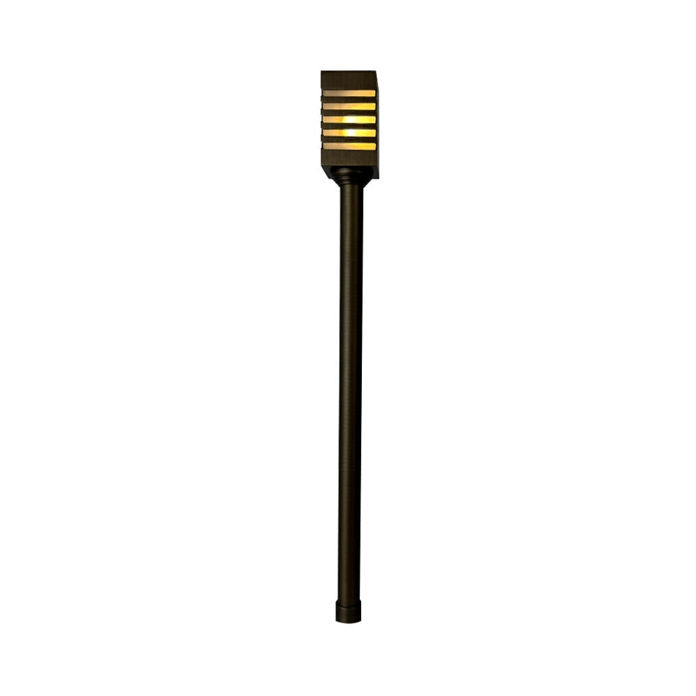 Modern Brass Low Voltage Path Light