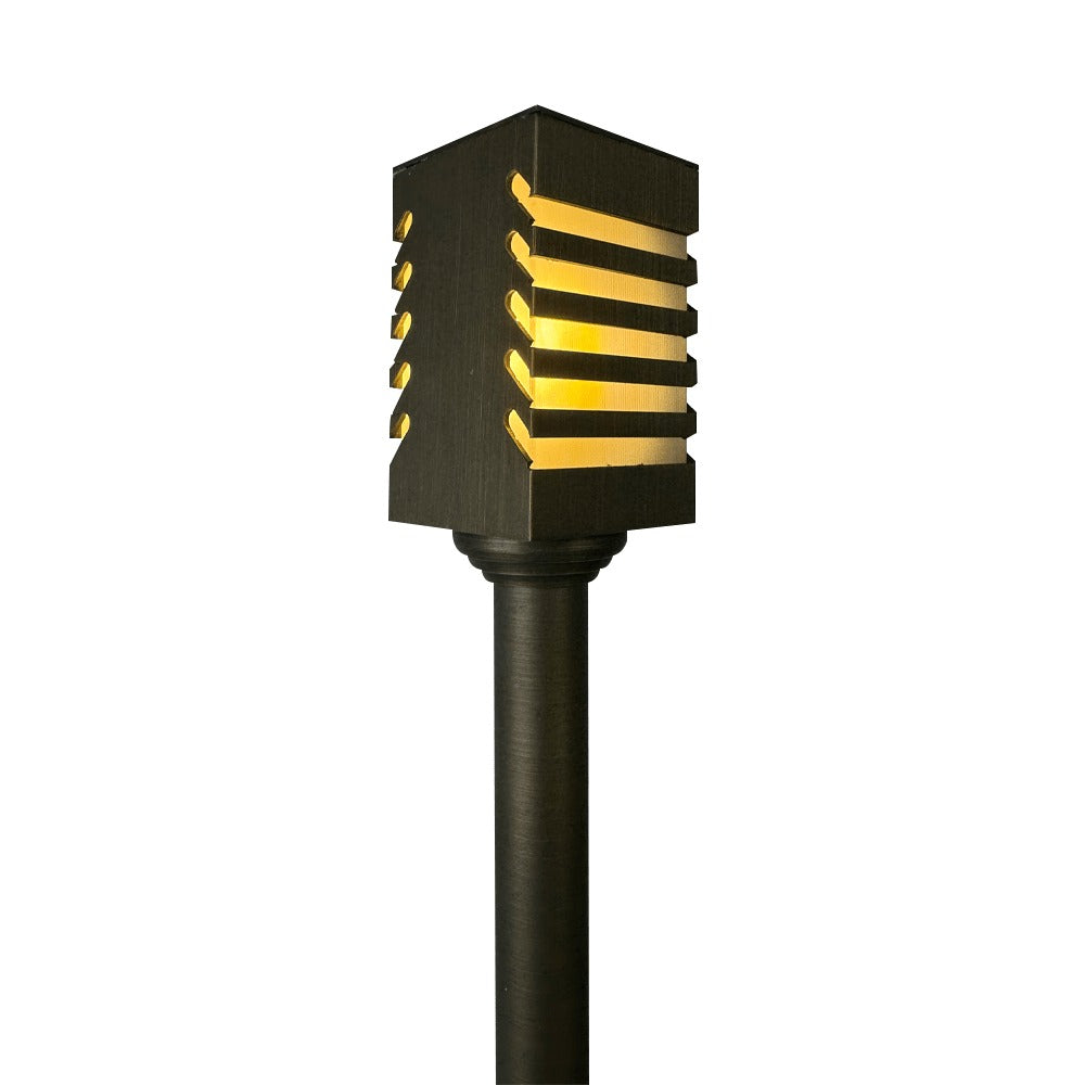 Modern Brass Low Voltage Path Light