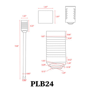 Modern Brass Low Voltage Path Light