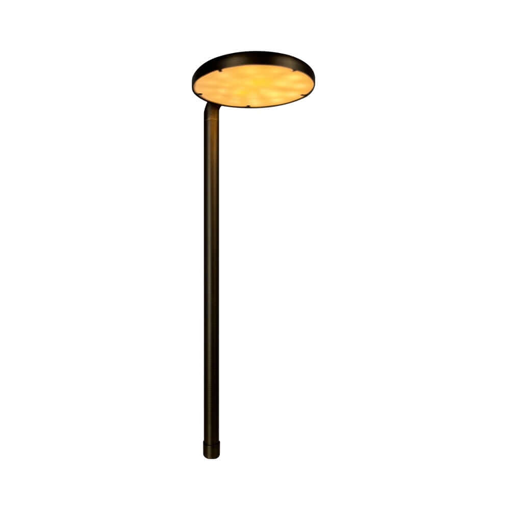 Integrated LED Brass Path Light