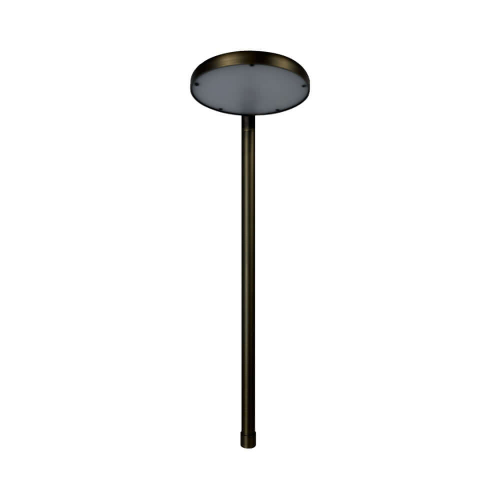 Integrated LED Brass Path Light