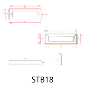 3CCT Low Voltage Brass Step Light