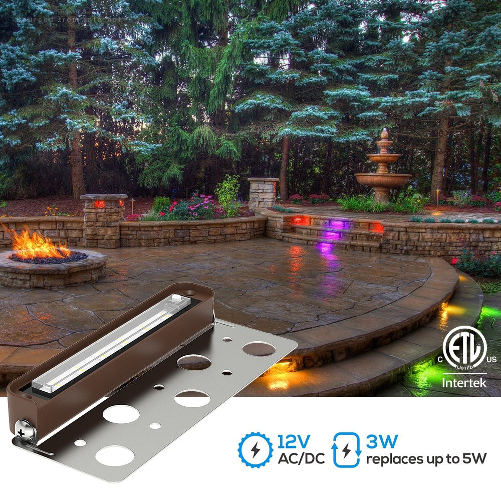 STB24 Low Voltage LED 5CCT Hardscape Edge Light