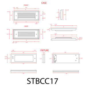 STBCC17-3CCT Brass Step Light