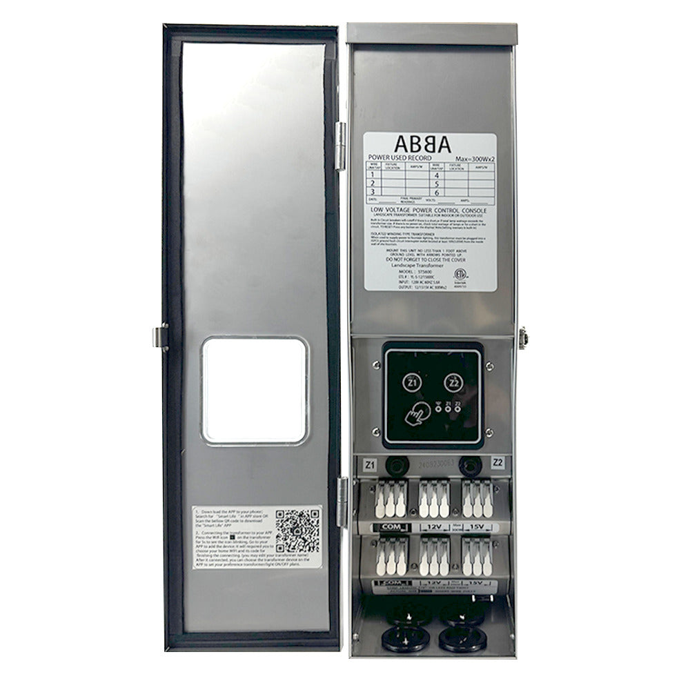 2-Zone 600W Low Voltage Transformer