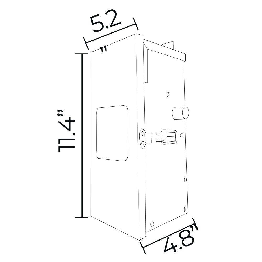 TSRPT300 300W Multi Tap Low Voltage Transformer with Photocell and Manual Dial Timer IP65 Waterproof