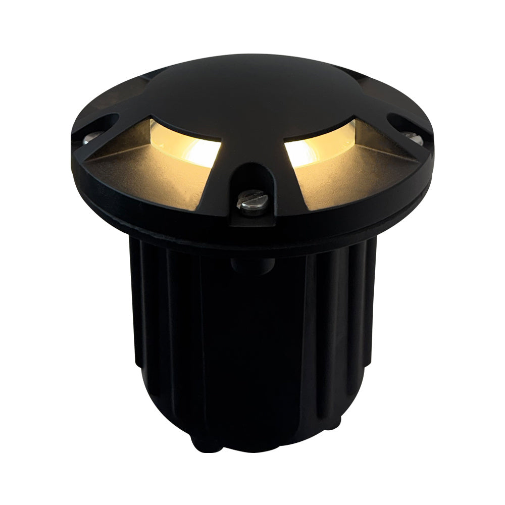 UNB07 Cast Brass Low Voltage Round Multi-Directional LED In-ground Light IP65 Waterproof