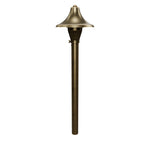 Load 3D model into Gallery viewer, PLB09 Brass LED Cone Low Voltage Pathway Outdoor Landscape Lighting Fixture
