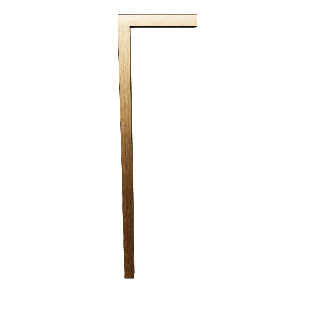 PLB10 LED Brass L-Shaped Low Voltage Landscape Lighting Path Light
