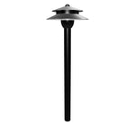 Load 3D model into Gallery viewer, PLB13 Two Tier Brass Path Low Voltage Pagoda Light Led Landscape Lighting Fixture
