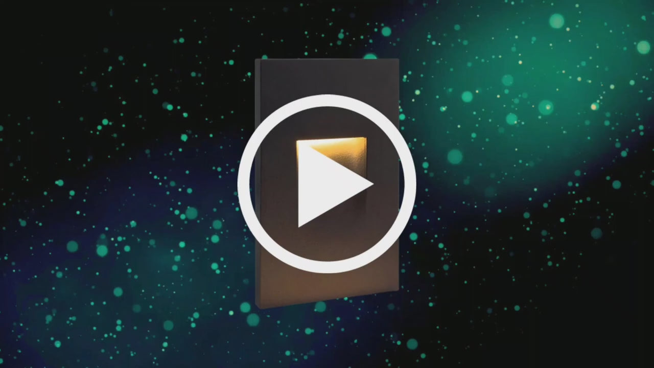 STA06 3.5W Rectangular Waterproof Vertical LED Step Light Wall Lighting Fixture