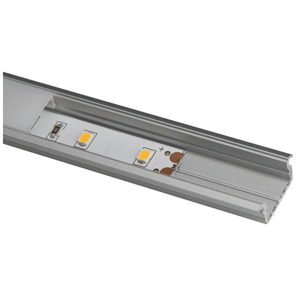 AP44M Rectangular Aluminum Channel 10 Pack LED Strip Light Cover End Caps.