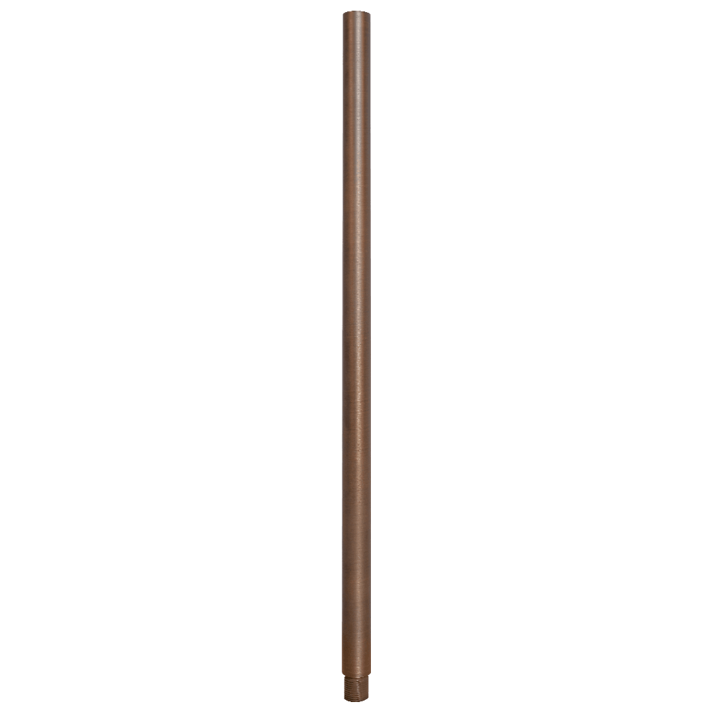 BPE - Brass Post Extension 12" or 24" for Brass Path/Spot Light Fixtures - Kings Outdoor Lighting