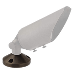 Load image into Gallery viewer, BP1 Brass Surface Mount Round Bracket for Landscape Lighting Fixture.
