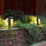 Load image into Gallery viewer, CD56 8W Low Voltage LED Rectangular Adjustable Bollard Landscape Pathway Lighting.
