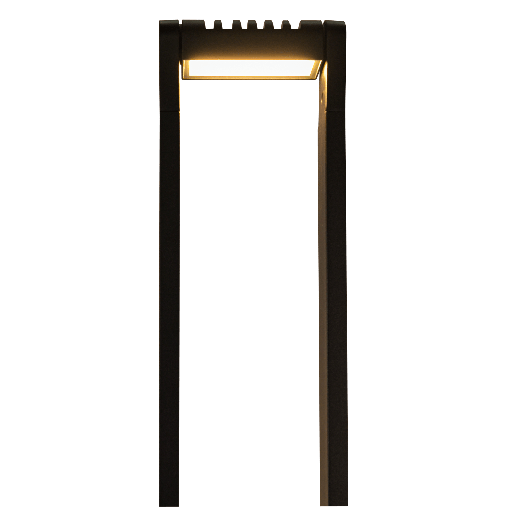 CDPA56 8W Low Voltage LED Rectangular Adjustable Bollard Landscape Pathway Lighting - Kings Outdoor Lighting