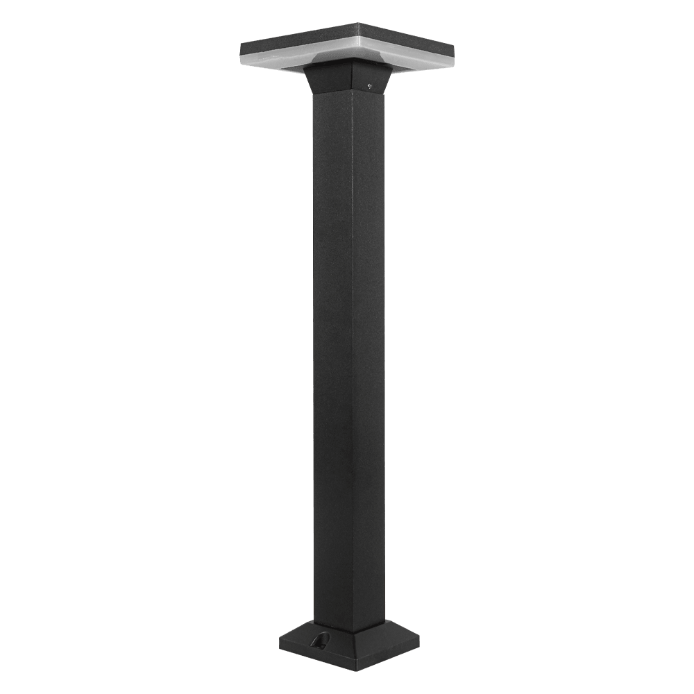 CDPA63 12W Bollard Pathway Lighting LED Square Top Modern Low Voltage - Kings Outdoor Lighting
