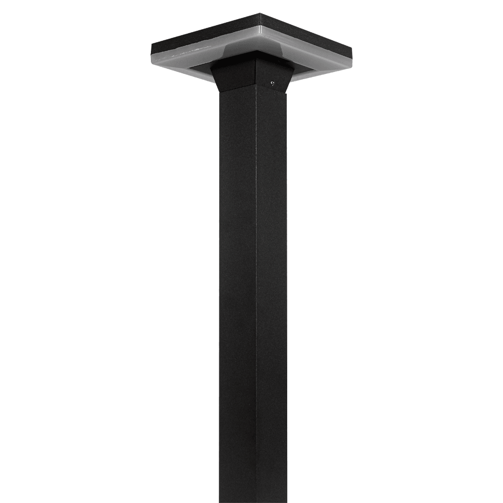 CDPA63 12W Bollard Pathway Lighting LED Square Top Modern Low Voltage - Kings Outdoor Lighting