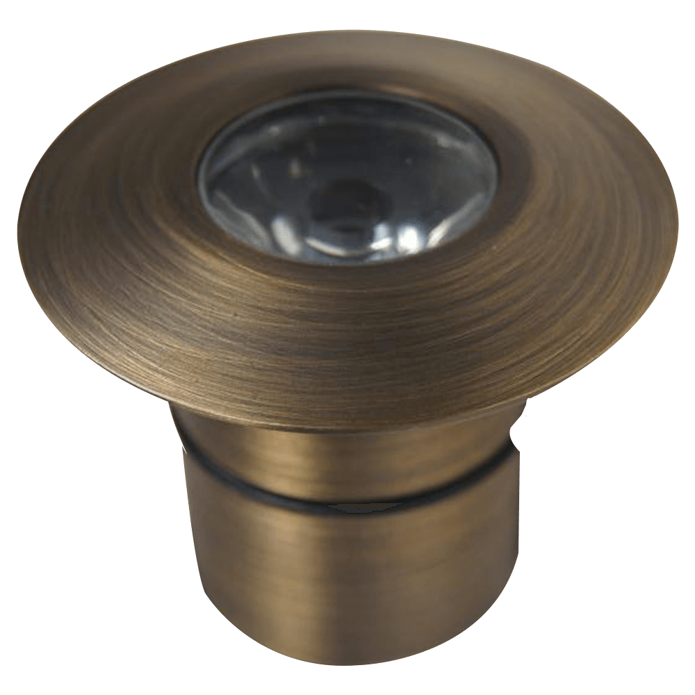 DMB52 1.5W Low Voltage LED Landscape In-ground Brass Waterproof Well Lights Fixture.