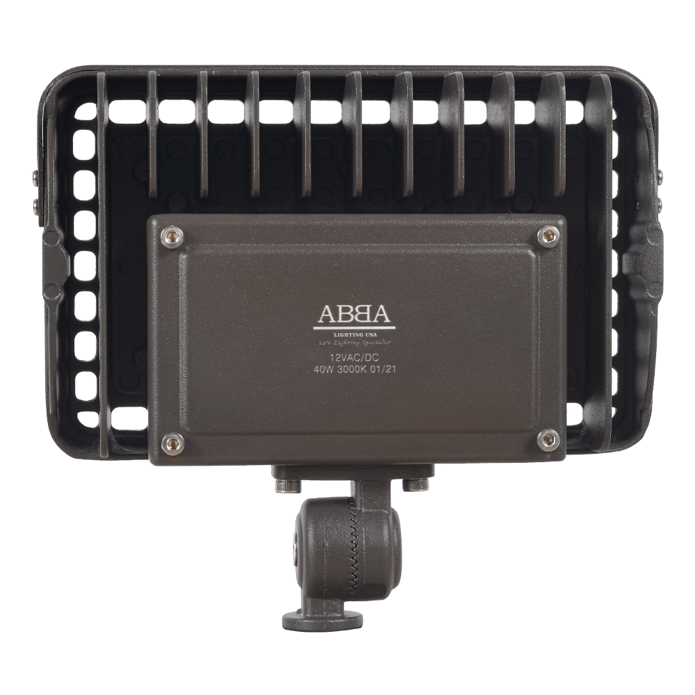 FLA40 Aluminum 40W Outdoor LED Low Voltage Landscape Lighting Flood Light - Kings Outdoor Lighting