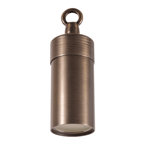 HLB01 12V LED Low Voltage Brass Cylinder Pendant Light Hanging Downlight Fixture - Kings Outdoor Lighting