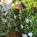 Load image into Gallery viewer, Outdoor Garden Lights Installation | Low Voltage Heavy Duty Cast Brass Outdoor LED Path Light.
