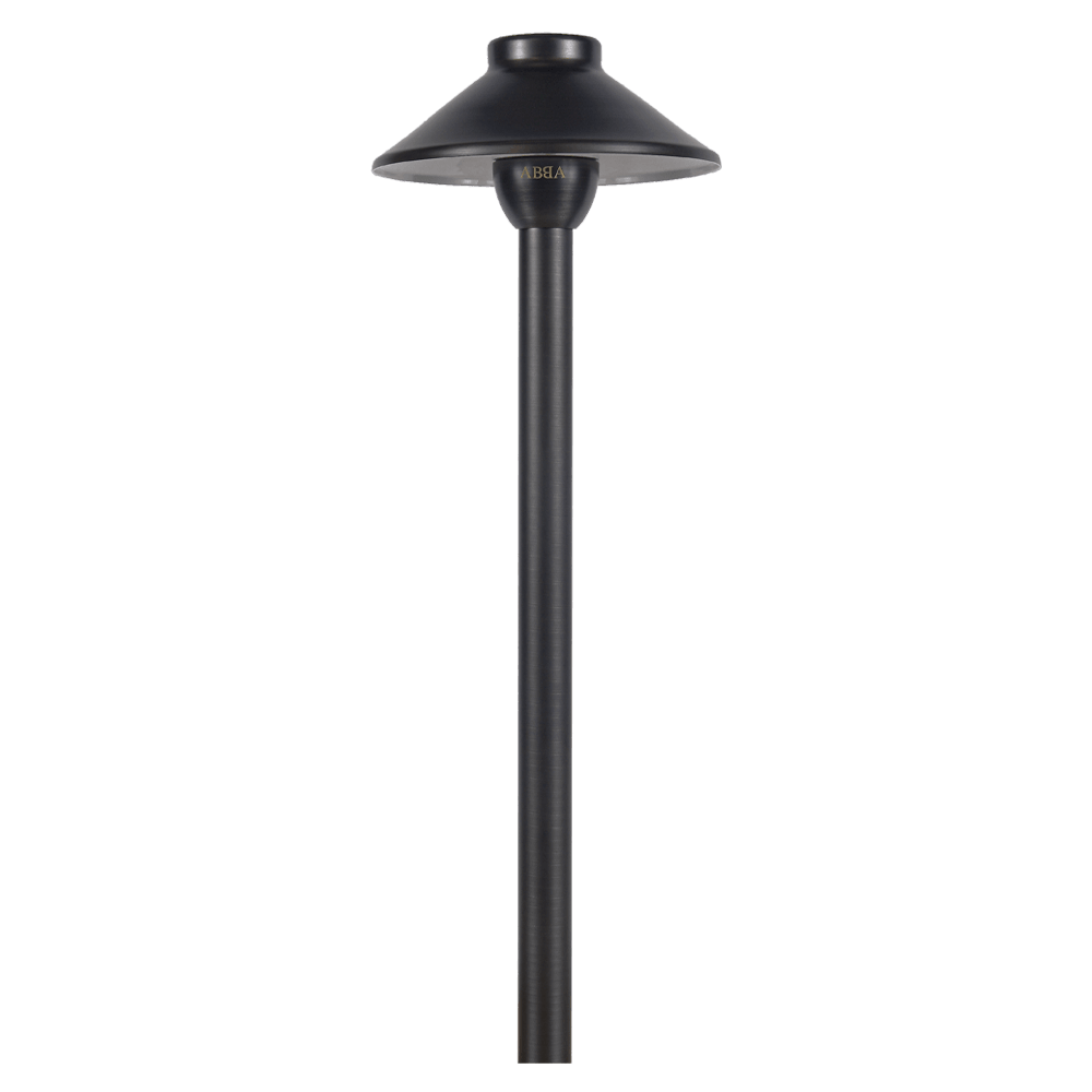 PLB02 Outdoor Garden Path Light | Low Voltage Heavy Duty Cast Brass Outdoor LED Path Light - Kings Outdoor Lighting