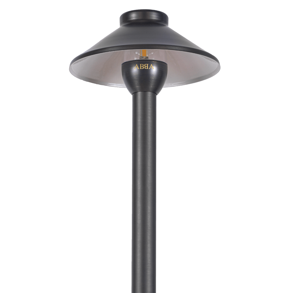 PLB02 Outdoor Garden Path Light | Low Voltage Heavy Duty Cast Brass Outdoor LED Path Light - Kings Outdoor Lighting