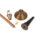 Load image into Gallery viewer, PLB06 12V G4 Snub Low Voltage Heavy Duty Cast Brass Outdoor LED Path Light - Kings Outdoor Lighting
