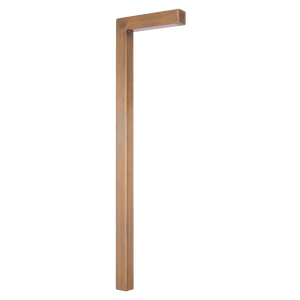 PLB10 LED Brass L-Shaped Low Voltage Landscape Lighting Path Light - Kings Outdoor Lighting