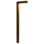 Load image into Gallery viewer, PLB07 Integrated 3W LED Brass L-Shaped Low Voltage Landscape Lighting Path Light - Kings Outdoor Lighting
