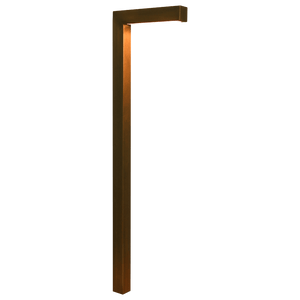 PLB10 LED Brass L-Shaped Low Voltage Landscape Lighting Path Light - Kings Outdoor Lighting