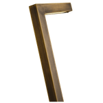 Load image into Gallery viewer, PLB07 Integrated 3W LED Brass L-Shaped Low Voltage Landscape Lighting Path Light.

