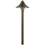 Load image into Gallery viewer, PLB09 Brass LED Cone Low Voltage Pathway Outdoor Landscape Lighting Fixture.
