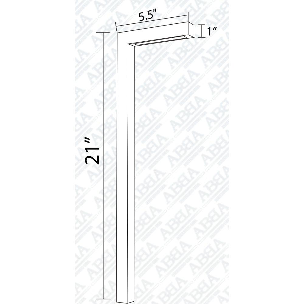 PLB10 LED Brass L-Shaped Low Voltage Landscape Lighting Path Light.