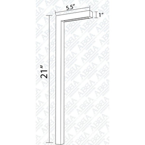 PLB10 LED Brass L-Shaped Low Voltage Landscape Lighting Path Light.