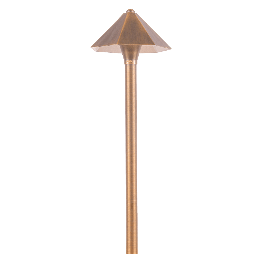 PLB11 Brass LED Low Voltage Pathway Outdoor Lighting Landscape Fixture - Kings Outdoor Lighting