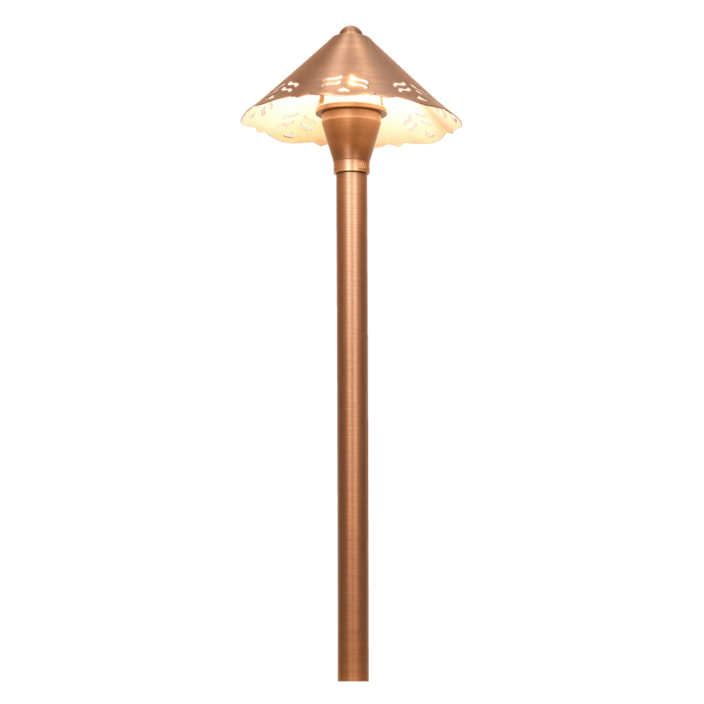 PLB12 Brass LED Low Voltage Pathway Outdoor Lighting Landscape Fixture - Kings Outdoor Lighting