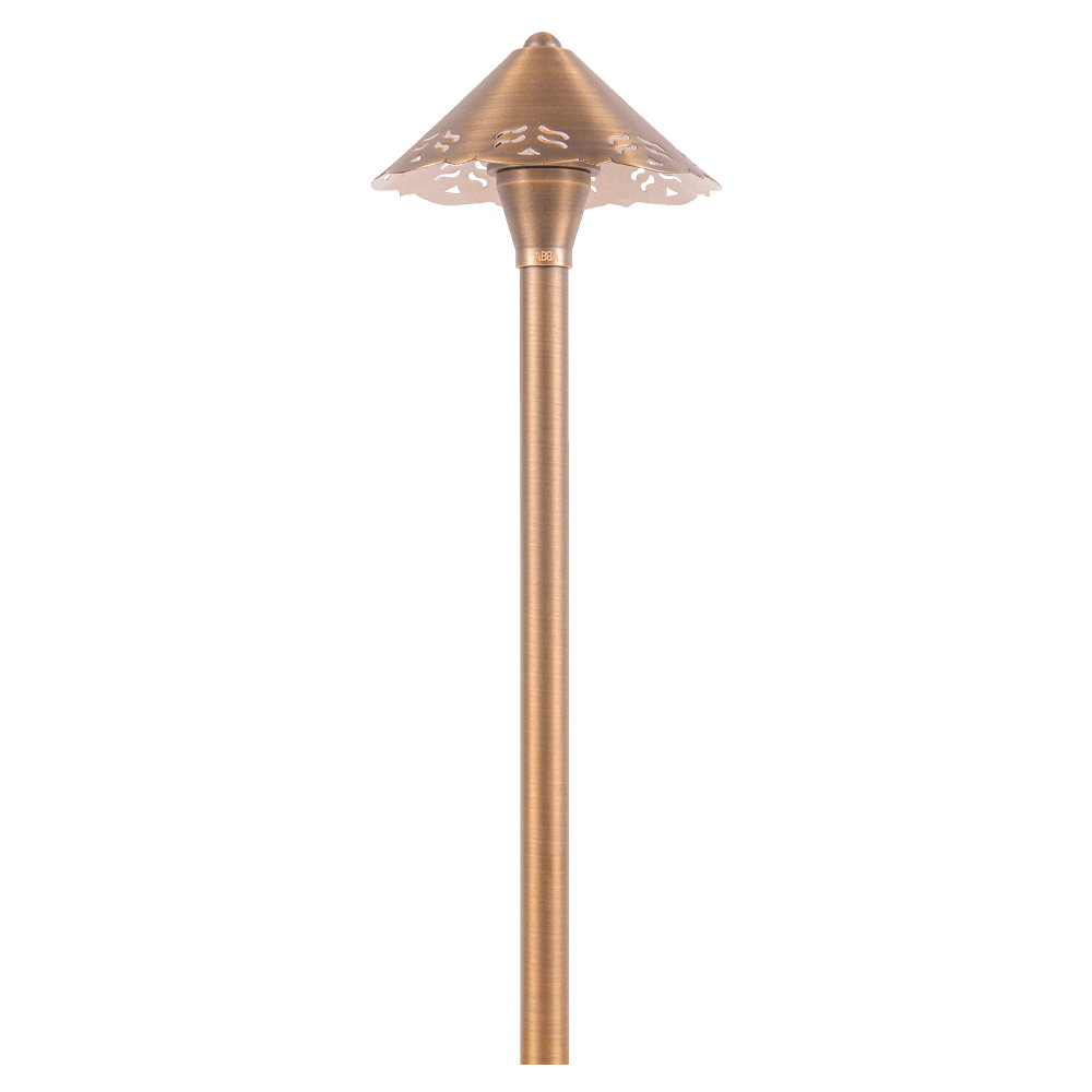PLB12 Brass LED Low Voltage Pathway Outdoor Lighting Landscape Fixture - Kings Outdoor Lighting