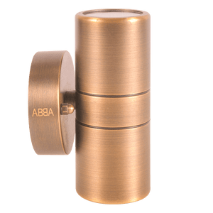 SCB05 LED Cylinder Up Down Light 2 Directional Brass Sconce Lighting - Kings Outdoor Lighting