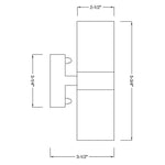Load image into Gallery viewer, SCB05 LED Cylinder Up Down Light 2 Directional Brass Sconce Lighting.
