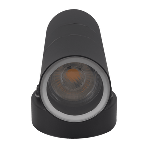 SCS06 LED Stainless Steel Cylinder Up Down Light 2 Directional Sconce Lighting - Kings Outdoor Lighting