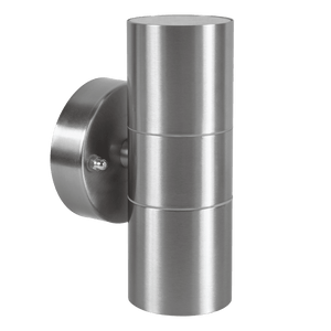 SCS06 LED Stainless Steel Cylinder Up Down Light 2 Directional Sconce Lighting - Kings Outdoor Lighting