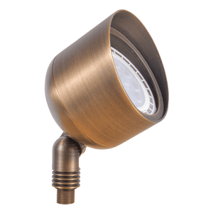 SPB07 Brass PAR36 Outdoor Flood Light Low Voltage LED Landscape Lighting - Kings Outdoor Lighting