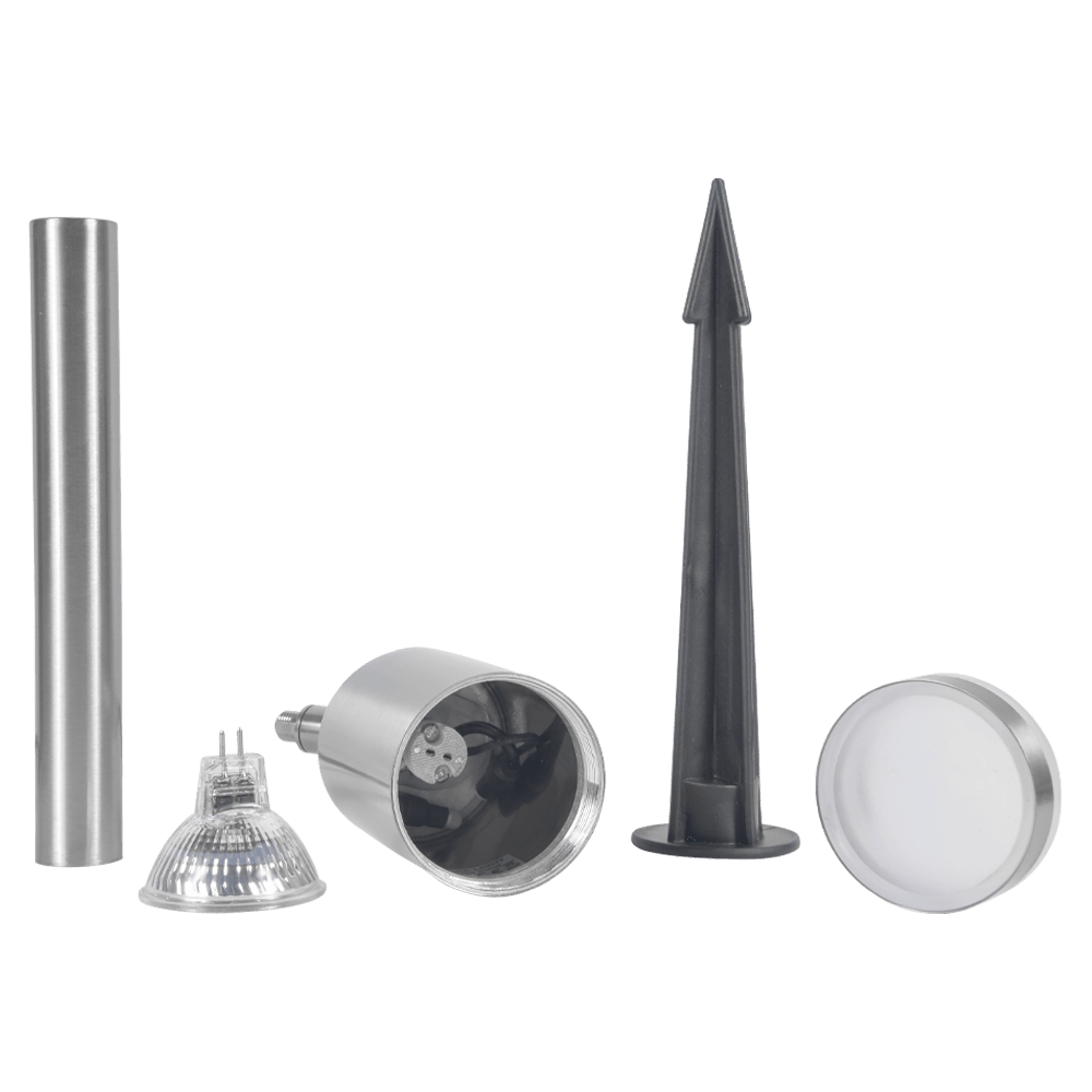 SPS03 LED Stainless Steel Low Voltage Spotlight Adjustable Up Lighting Fixtures - Kings Outdoor Lighting