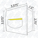 Load image into Gallery viewer, STA03 3W Low Voltage Waterproof Square Recessed LED Step Light Wall Fixture.
