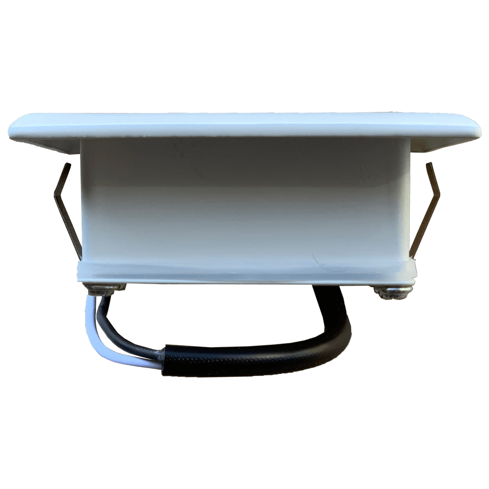 STA03 3W Low Voltage Waterproof Square Recessed LED Step Light Wall Fixture.