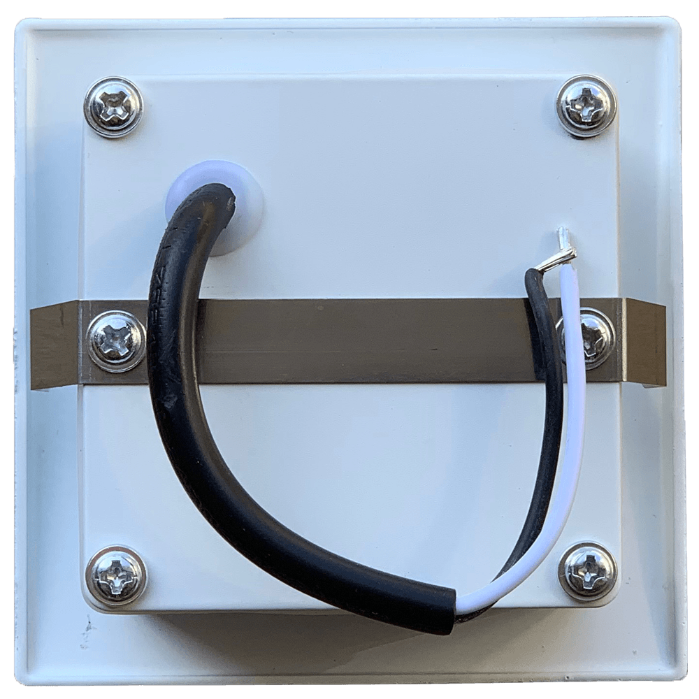 STA03 3W Low Voltage Waterproof Square Recessed LED Step Light Wall Fixture.