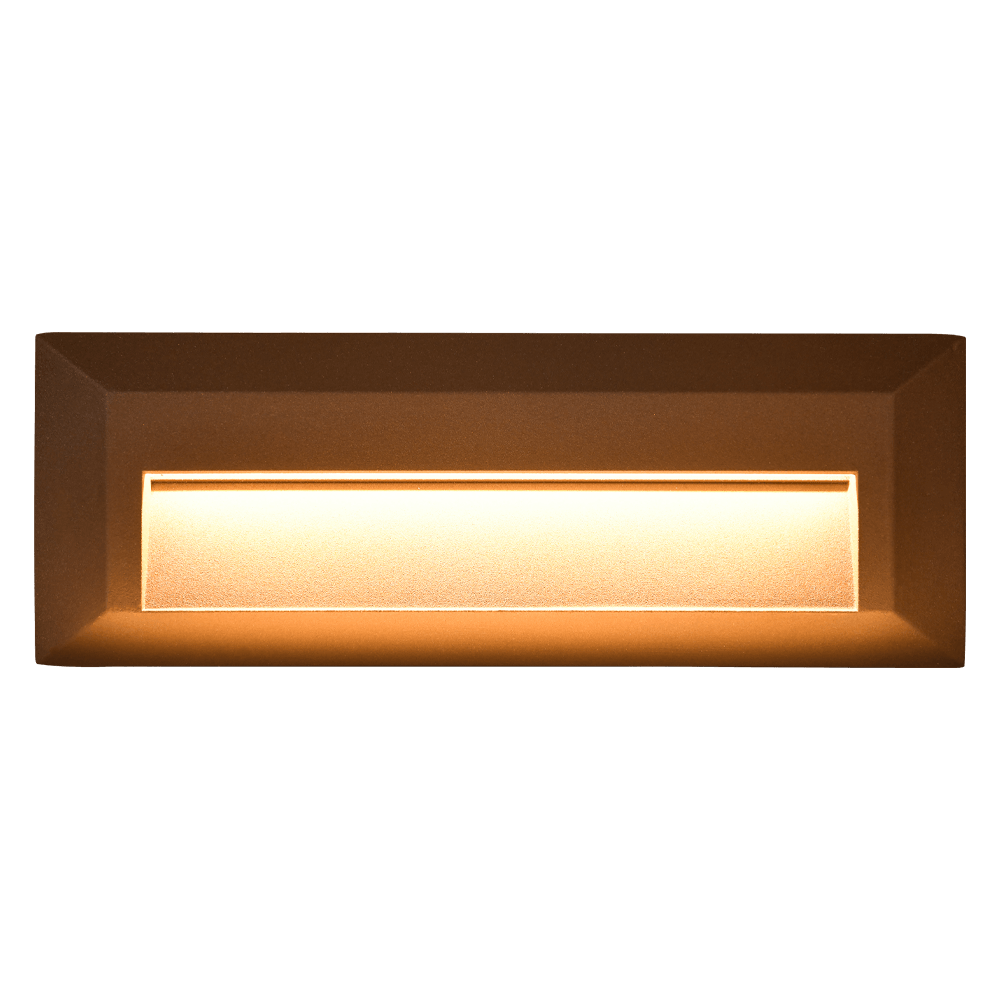 STA04 8W Low Voltage Cast Aluminum Rectangular Surface Mount LED Step or Deck Light - Kings Outdoor Lighting